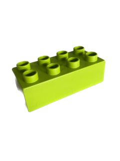 Lego Duplo kostka sv. zelená 4x2